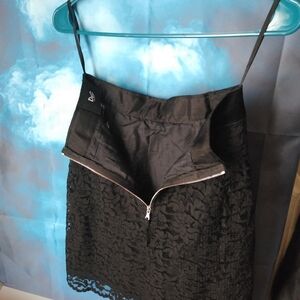 Dolce & Gabbana Black Lace Skirt